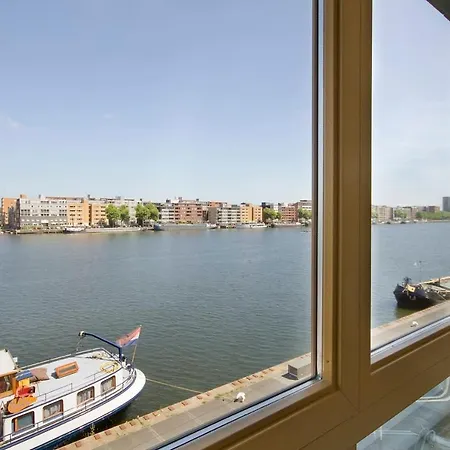 Amazing Stylish Bedroom On Waterfront Apartament Amsterdam